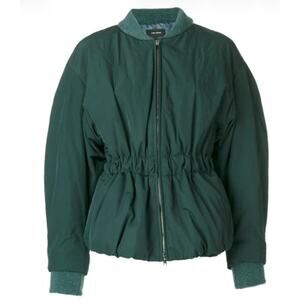 Isabel Marant Dex Padded Bomber in Marrone